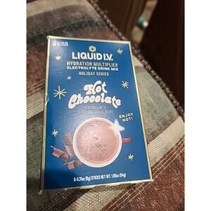 Liquid IV Hydration Multiplier Holiday Series Hot Chocolate Electrolytes 6ct